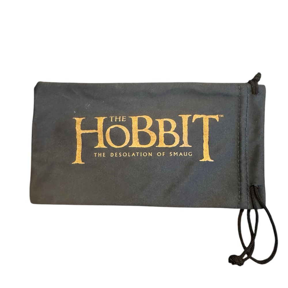 The Hobbit Black and Gold Fabric Pouch